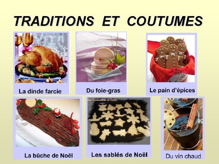 TRADITIONS ET COUTUMES 