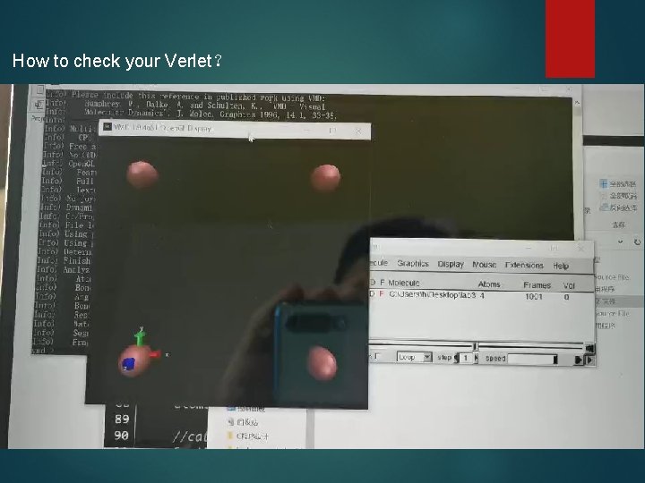 How to check your Verlet？ 