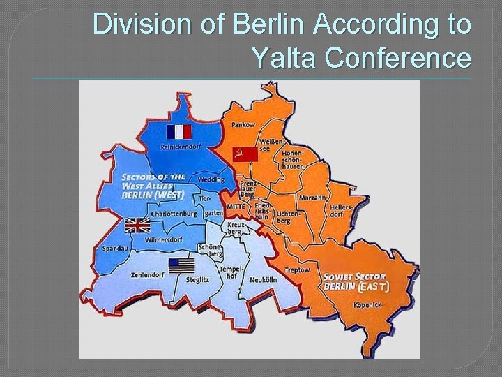 Division of Berlin According to Yalta Conference 