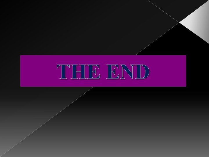 THE END 