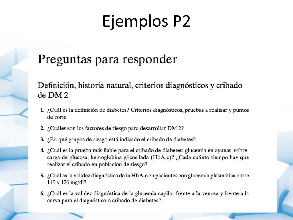 Ejemplos P 2 