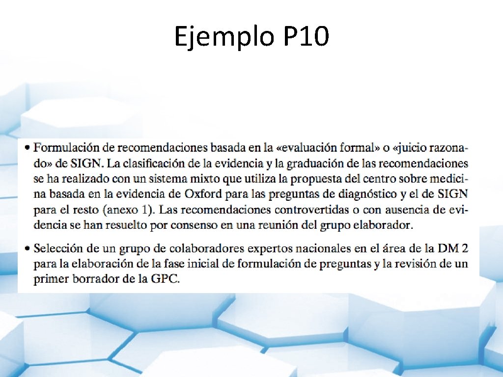 Ejemplo P 10 