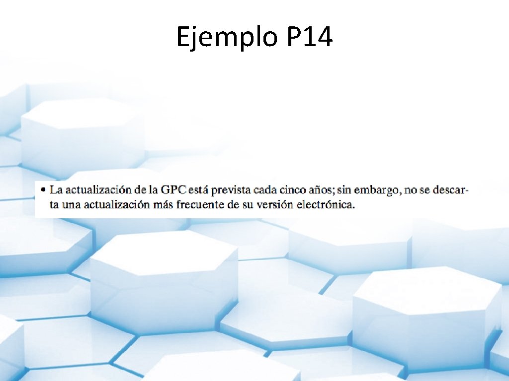 Ejemplo P 14 