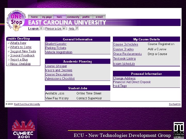 ECU - New Technologies Development Group 