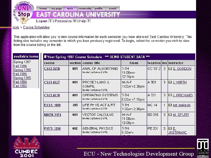 ECU - New Technologies Development Group 