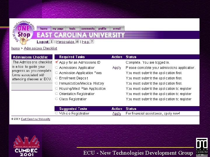 ECU - New Technologies Development Group 