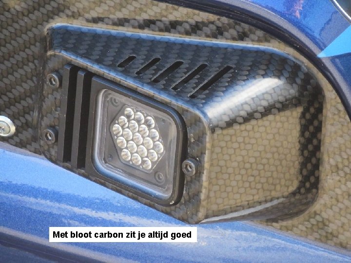 Met bloot carbon zit je altijd goed 