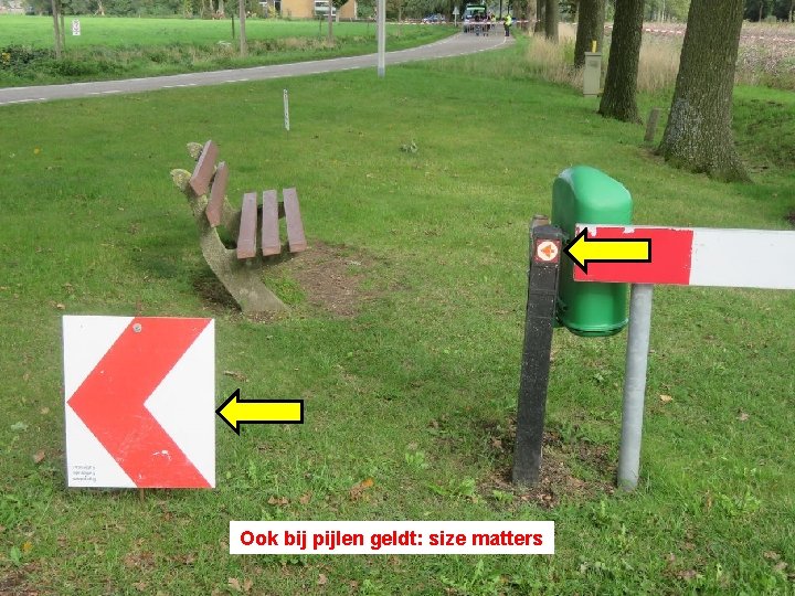 Ook bij pijlen geldt: size matters 