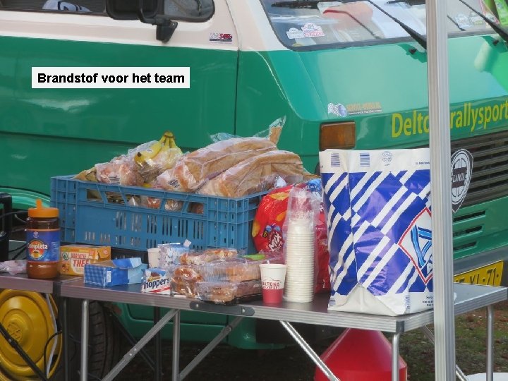 Brandstof voor het team 