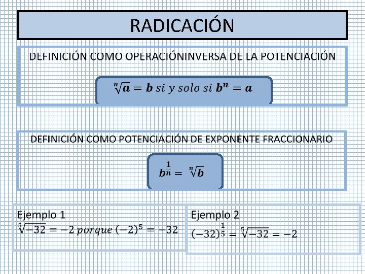 RADICACIÓN • 