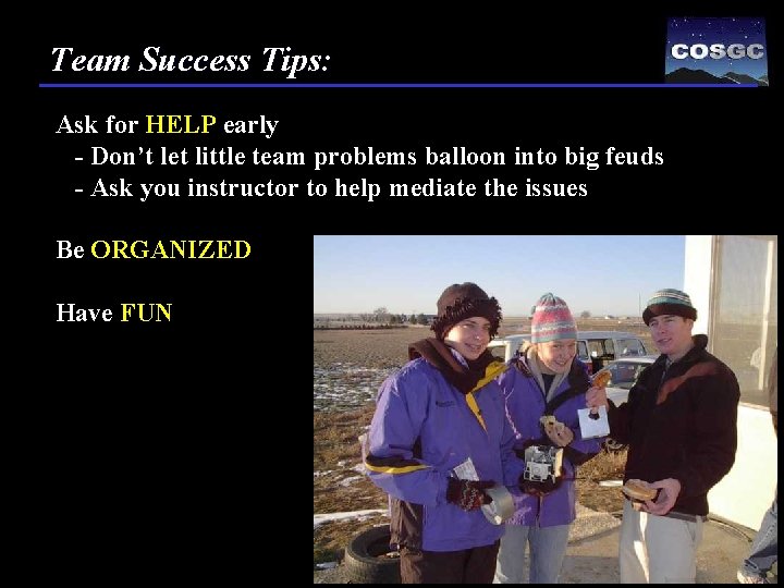 Team Success Tips: Ask for HELP early - Don’t let little team problems balloon