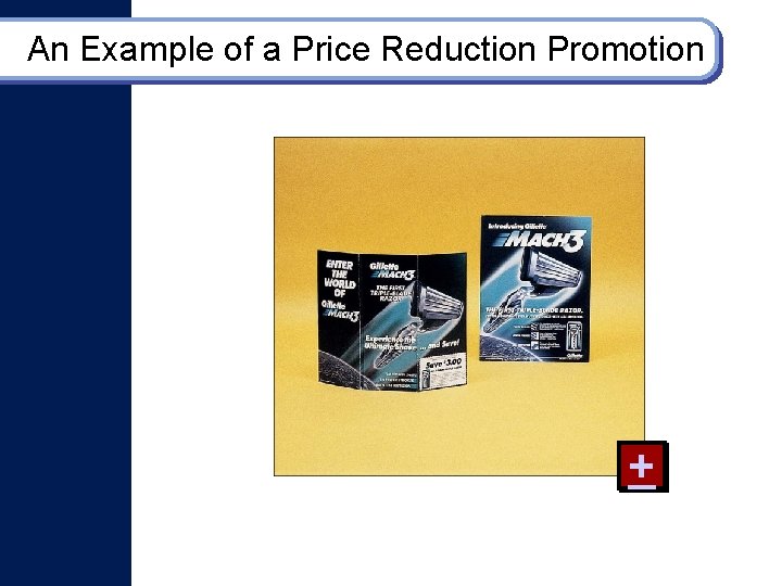 An Example of a Price Reduction Promotion + An Example of a Price Reduction Promotion +
