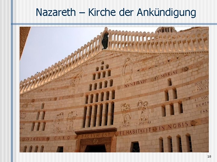 Nazareth – Kirche der Ankündigung 18 
