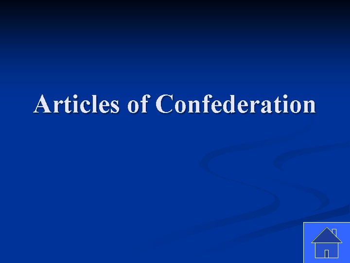 Articles of Confederation 