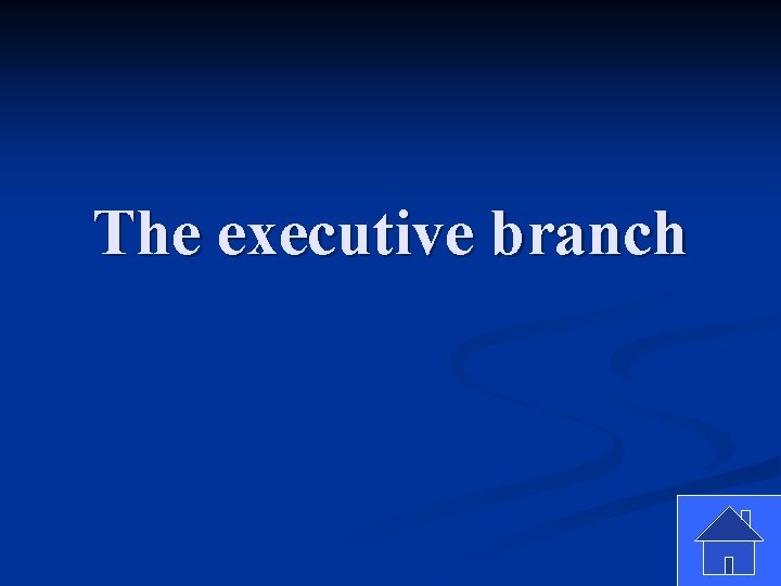 The executive branch 