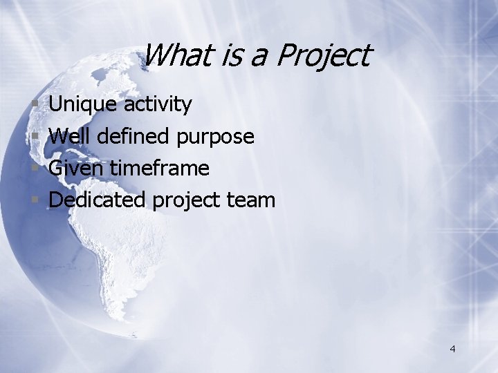 Project Uniqueness Example Project Management 1 Table of Contents My Background