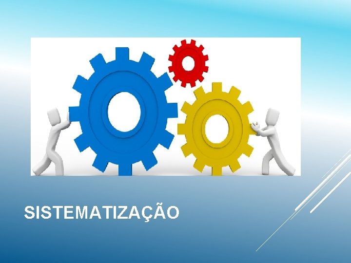 SISTEMATIZAÇÃO 