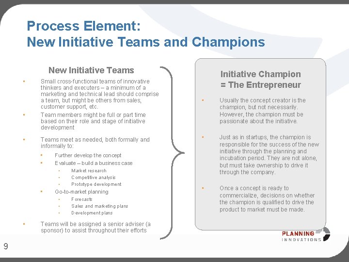 i PAC Program Review New Initiatives Process Overview