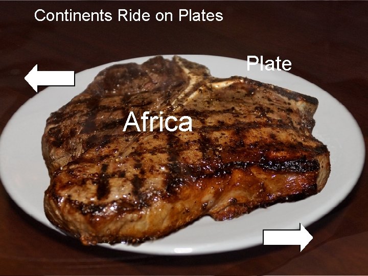 Continents Ride on Plates Plate Africa 