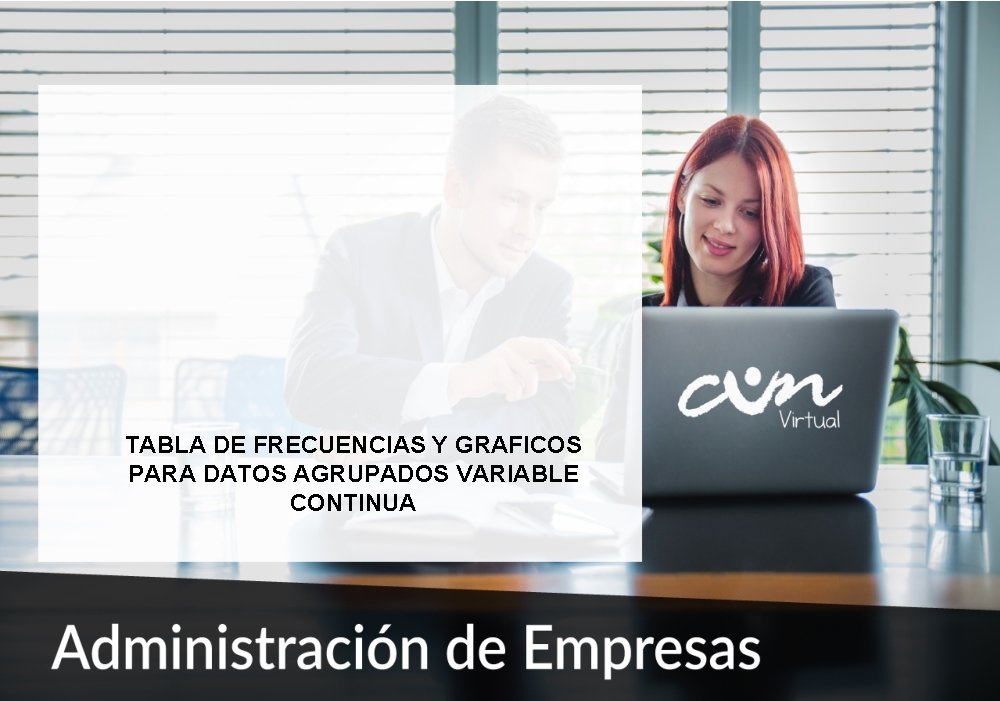 TABLA DE FRECUENCIAS Y GRAFICOS PARA DATOS AGRUPADOS VARIABLE CONTINUA 