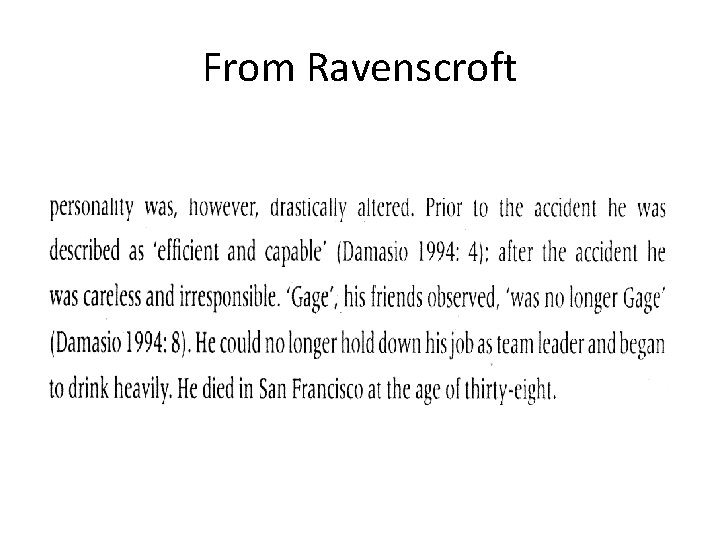 From Ravenscroft 