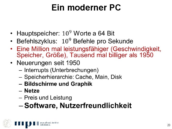 Ein moderner PC • 23 