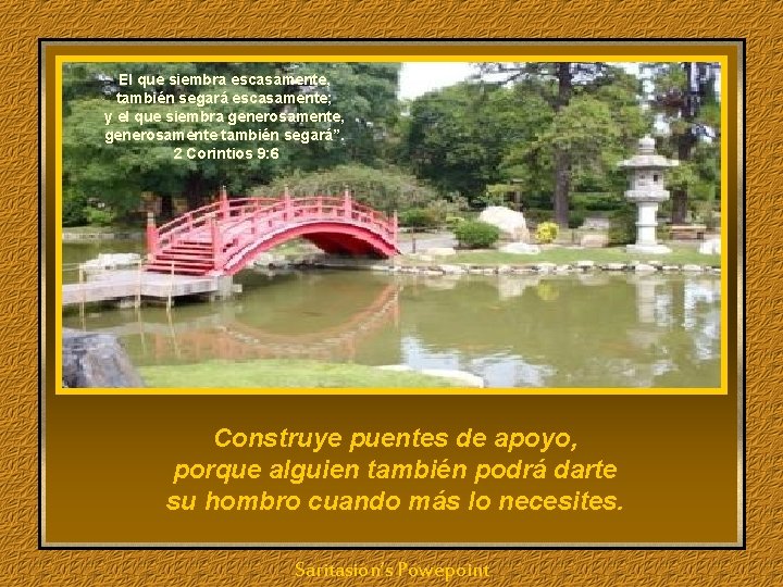 El que siembra escasamente, también segará escasamente; y el que siembra generosamente, generosamente también El que siembra escasamente, también segará escasamente; y el que siembra generosamente, generosamente también