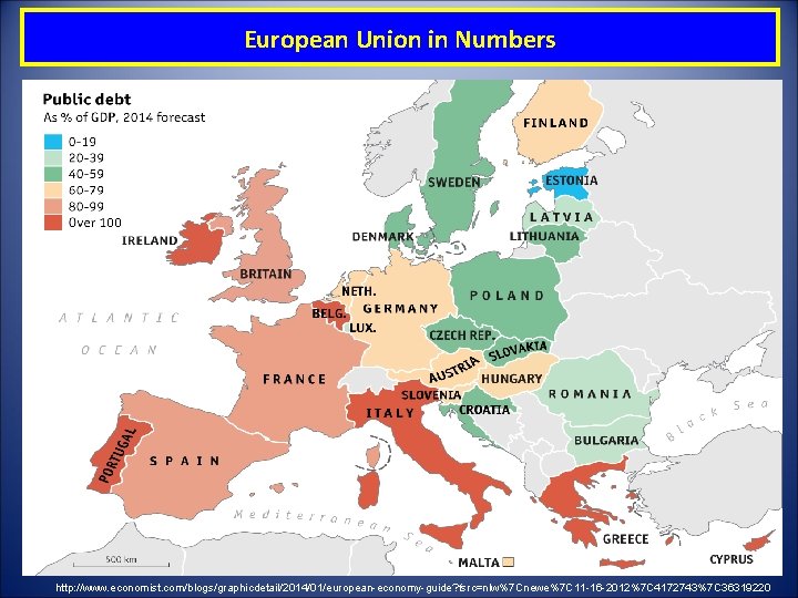 European Union in Numbers Government Debt-GDP Ratio for Selected Countries, 2007 -2011 http: //www.