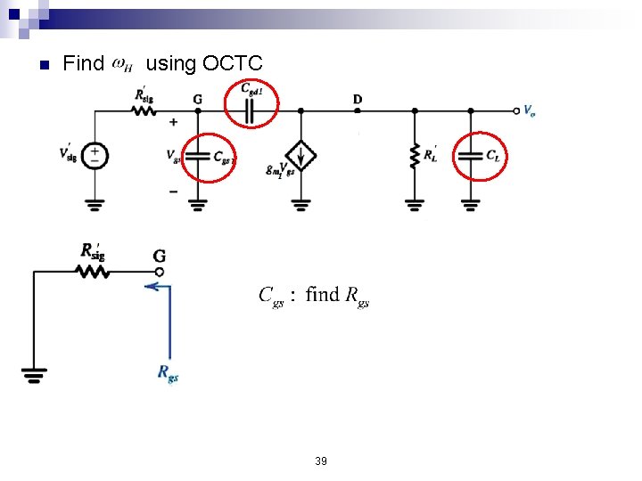 n Find using OCTC 39 