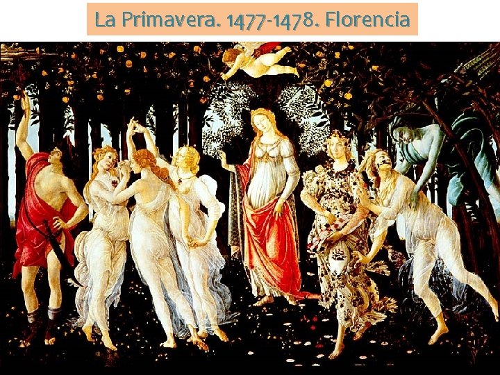 La Primavera. 1477 -1478. Florencia 