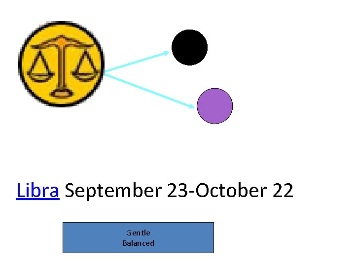 Libra September 23 -October 22 Gentle Balanced 