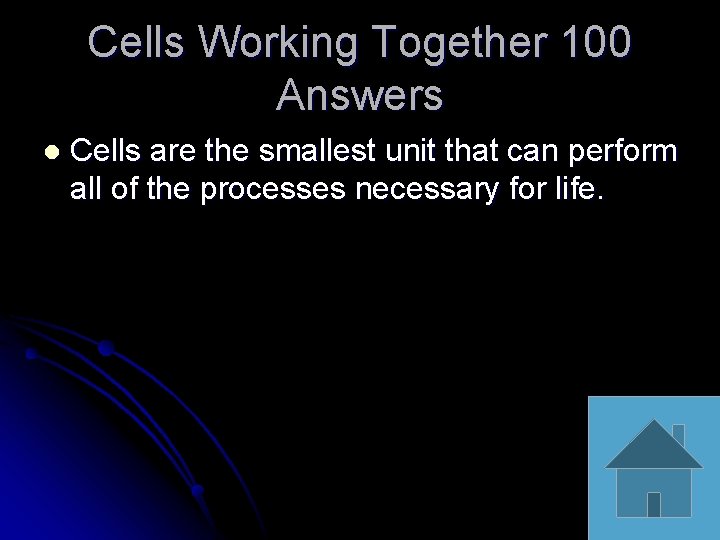 Cells Working Together 100 Answers l Cells are the smallest unit that can perform