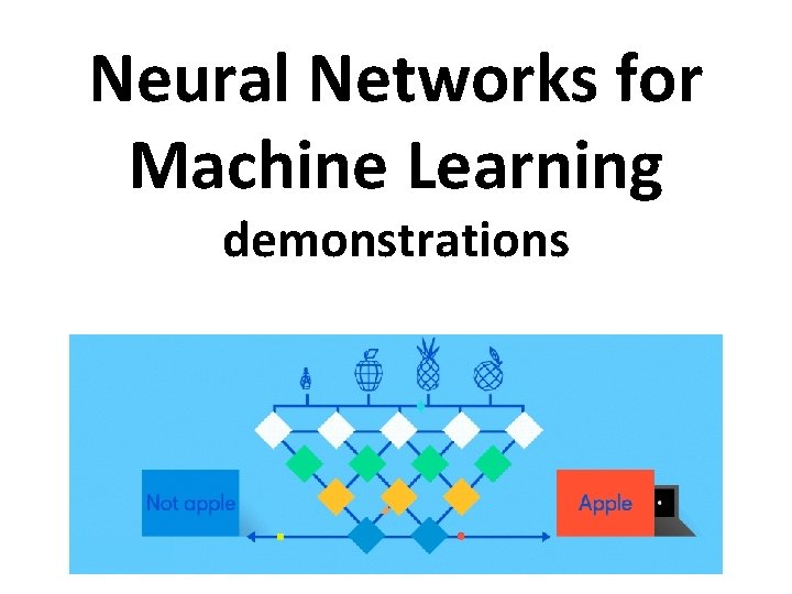 Neural Networks for Machine Learning demonstrations 