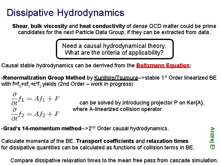 Dissipative Hydrodynamics Shear, bulk viscosity and heat conductivity of dense QCD matter could be