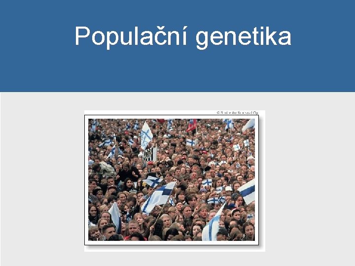 Populační genetika 