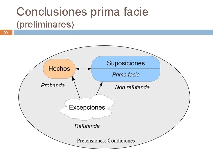 Conclusiones prima facie (preliminares) 55 Conclusiones prima facie (preliminares) 55