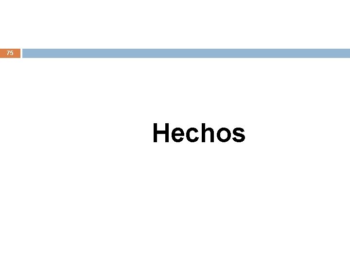 75 Hechos 75 Hechos