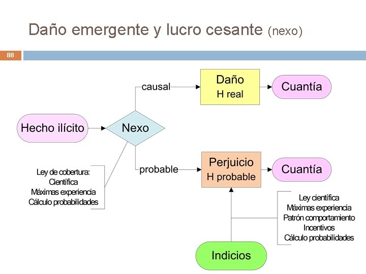 Daño emergente y lucro cesante (nexo) 88 Daño emergente y lucro cesante (nexo) 88