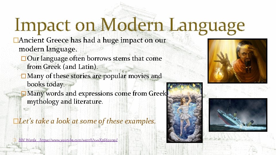 Ancient Greece Part 2 Greek Mythology Mythology a