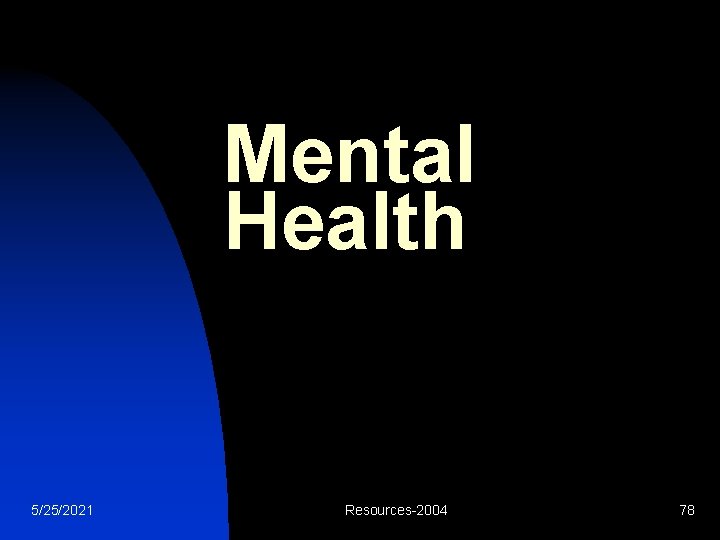 Mental Health 5/25/2021 Resources-2004 78 