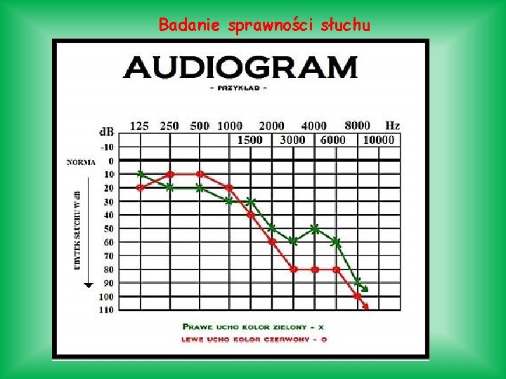 Badanie sprawności słuchu 
