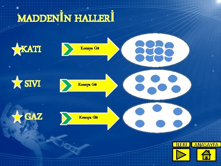 MADDENİN HALLERİ KATI Konuya Git SIVI Konuya Git GAZ Konuya Git İLERİ ANASAYFA 