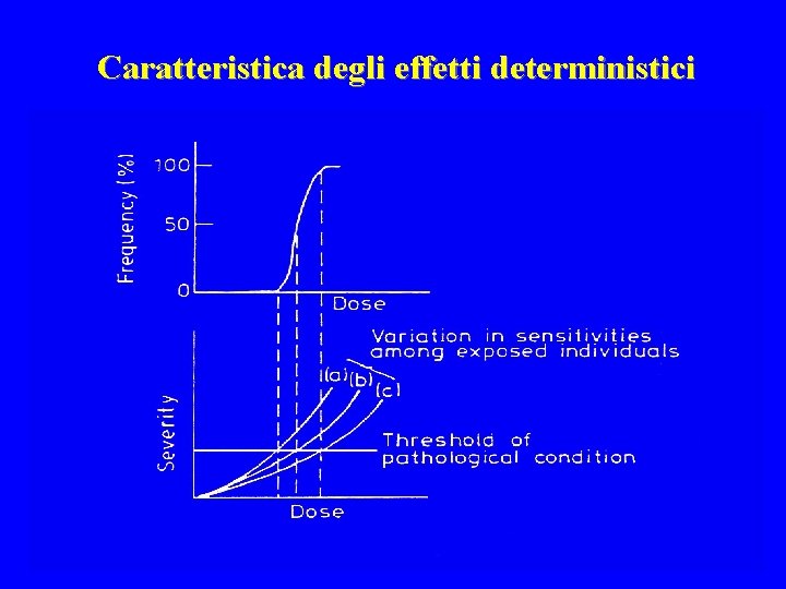 Caratteristica degli effetti deterministici 