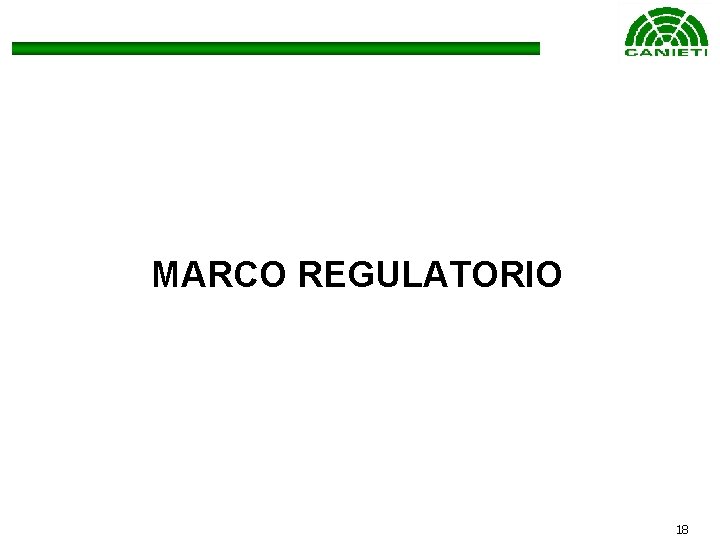 MARCO REGULATORIO 18 