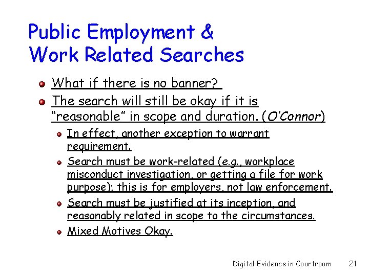 Public Employment & Work Related Searches What if there is no banner? The search