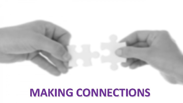 MAKING CONNECTIONS 