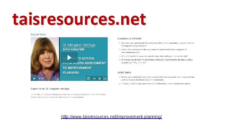 taisresources. net http: //www. taisresources. net/improvement-planning/ 