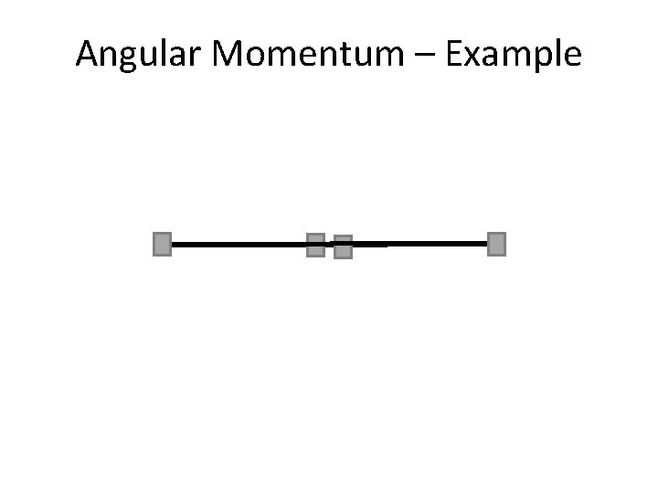 Angular Momentum – Example 