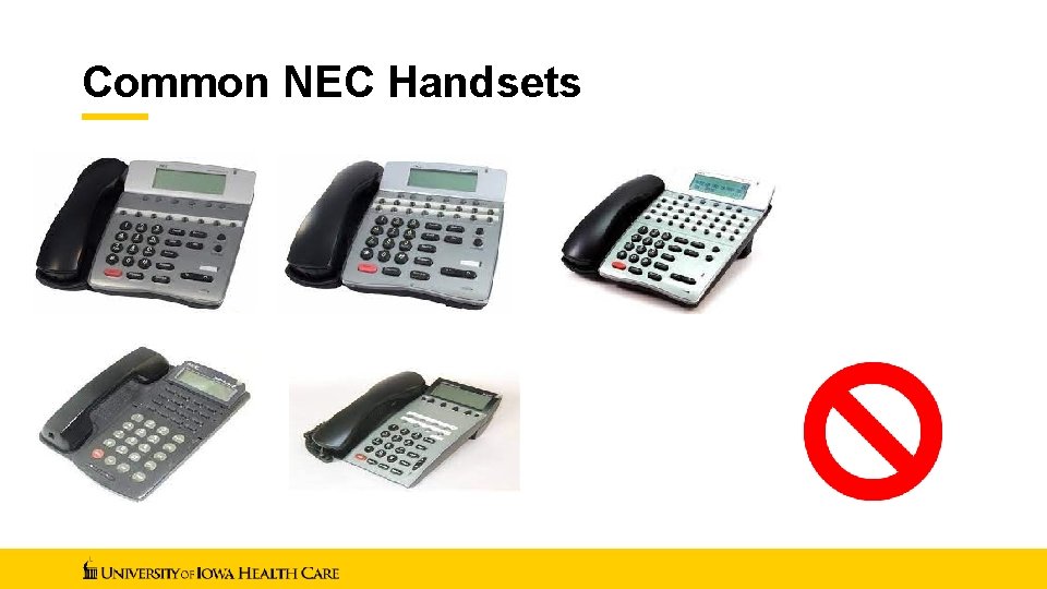 Common NEC Handsets 
