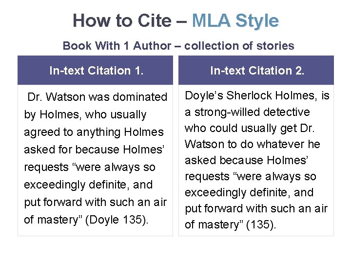 How to Cite – MLA Style Book With 1 Author – collection of stories